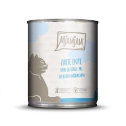 MjAMjAM Zarte Ente und Geflügel für Katzen 6 x 800 g 
