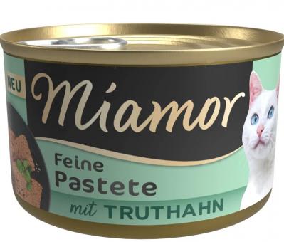 Miamor Feine Pastete mit Truthahn für Katzen 12 x 85 g 