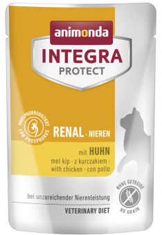 animonda INTEGRA PROTECT RENAL NIEREN mit Huhn für Katzen 24 x 85 g 