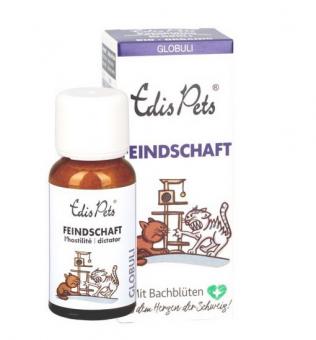 Edis Pets FEINDSCHAFT GLOBULI mit Bachblüten für Katzen 20 g 