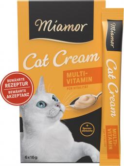 Miamor Cat Cream Multi-Vitamin für Katzen 6 x 15 g 