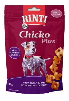RINTI Chicko Plus Käse-Schinken-Würfel 12x80g 