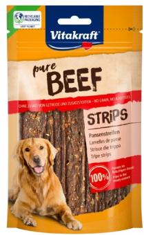 Vitakraft pure Beef Strips mit Pansen für Hunde 80 g 