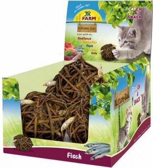 JR FARM Nature-Ball mit Fisch für Katzen 15 g 