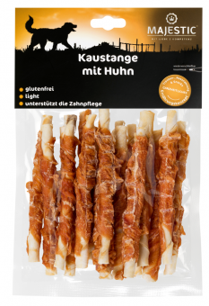 MAJESTIC Kaustange mit Huhn für Hunde 200 g 