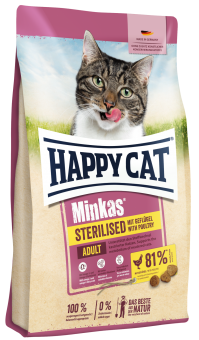 HAPPY CAT Minkas Sterilised mit Geflügel 500 g 