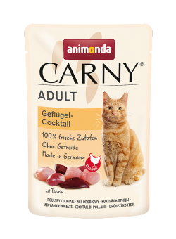 animonda CARNY mit Geflügelcocktail für Katzen 12 x 85 g 