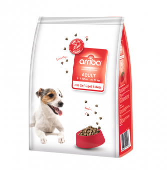 arriba mit Geflügel, Reis für Hunde 3 kg 