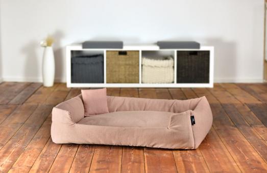 ROHRSCHNEIDER Kuschelsofa recycelt für Hunde GR. 1 ca. 40 x 50 x 15 cm, rosa 