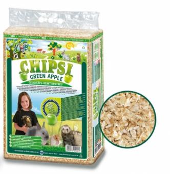 CHIPSI Heimtiereinstreu mit Duft Green Apple 60l 