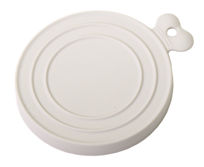 azoona Silikondeckel für 200-400g Dosen hellgrau 