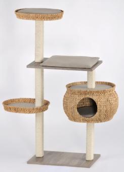 SILVIO DESIGN Kletterbaum Cosy ca. 36 x 110 x 135 cm, braun-beige 