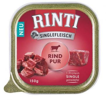 RINTI SINGLEFLEISCH mit Rind für Hunde 10 x 150 g 