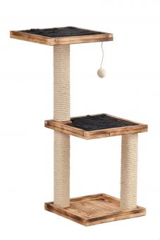 SILVIO DESIGN Katzenkratzbaum Aramis ca. 48 x 48 x 84 cm, beige-grau 