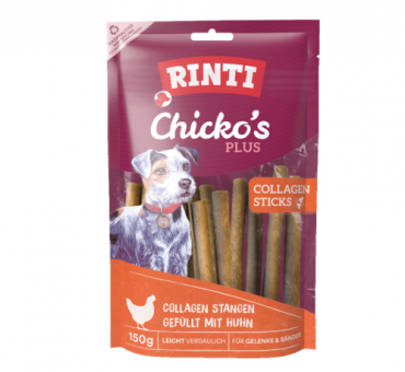 RINTI Chicko's Plus Collagen-Sticks mit Huhn für Hunde 150g 
