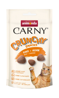 animonda Carny Crunchy Snacks mit Rind, Huhn für Katzen 50 g 