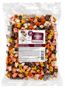 arriba Soft-Knochen-Mix für Hunde 350 g 