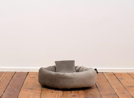 Silvio Design Velvet Kuschelinsel Gr. S ca, 50 x 15 cm in taupe 