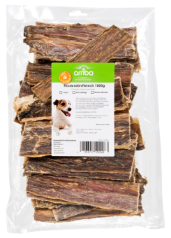 arriba Rinderdörrfleisch für Hunde 1000 g 