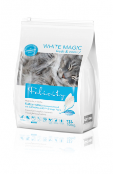 Felicity Katzenstreu WHITE MAGIC fresh & control 12L/10kg Beutel 