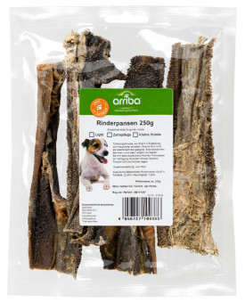 arriba Rinderpansen für Hunde 250 g 