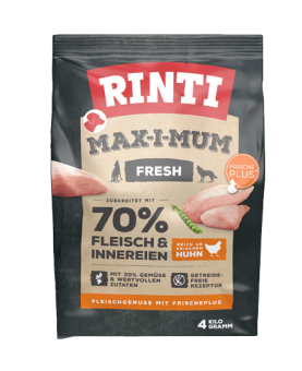 RINTI MAX-I-MUM Fresh mit Huhn für Hunde 4 kg 