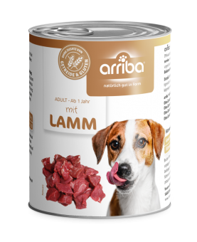 arriba mit Lamm für Hunde 6 x 800 g 