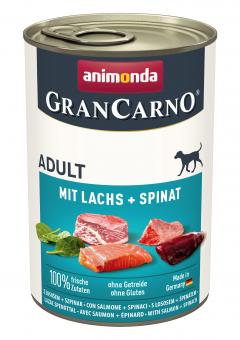 animonda GRANCARNO mit Lachs, Spinat für Hunde 6 x 400 g 