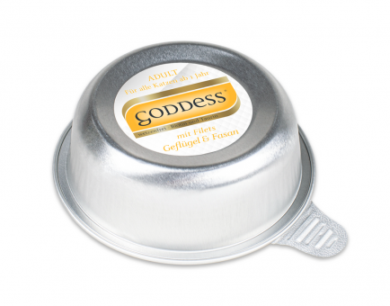 GODDESS mit Geflügel, Fasan für Katzen 12 x 85 g 