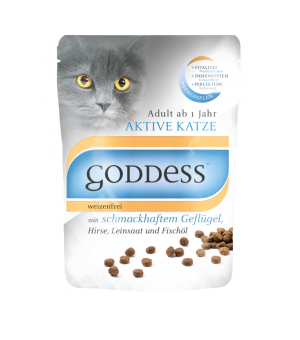 GODDESS Aktive Katze mit Geflügel 750 g 