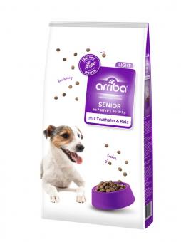 arriba Senior mit Truthahn & Reis für Hunde 12 kg 