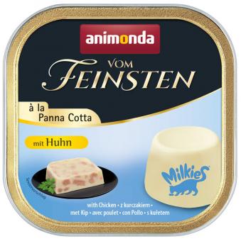 animonda VOM FEINSTEN à la Panna Cotta mit Huhn für Katzen 32 x 100 g 