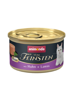 animonda VOM FEINSTEN mit Huhn, Lamm für Katzen 12 x 85 g 