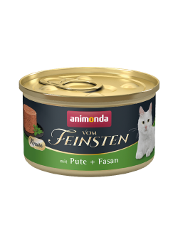 animonda VOM FEINSTEN mit Pute, Fasan für Katzen 12 x 85 g 