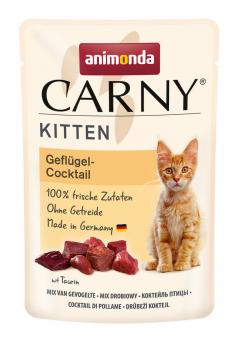 animonda CARNY Kitten mit Rind, Geflügel 12 x 85 g 