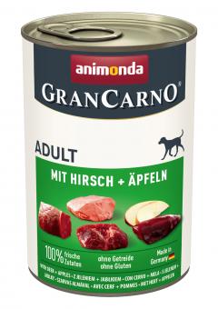 animonda GRANCARNO mit Hirsch, Äpfeln für Hunde 6 x 400 g 