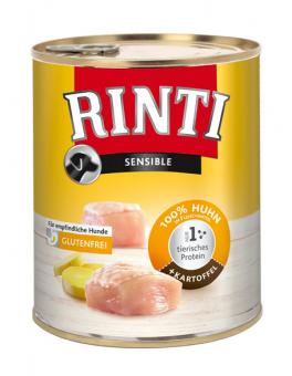 RINTI SENSIBLE 12x800g Dose mit Huhn und Kartoffel 