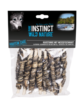 PURE INSTINCT Kaustange mit Weißfischhaut für Hunde 160 g 