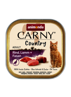 animonda CARNY Country mit Rind, Lamm und Fasan für Katzen 32 x 100 g 