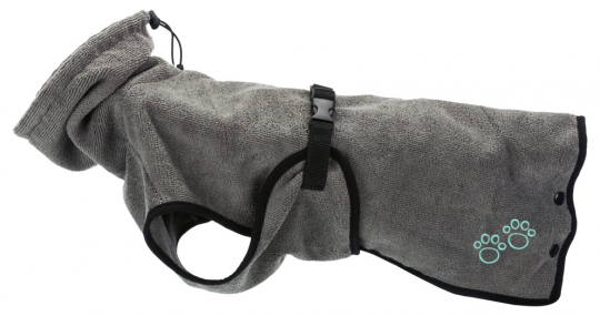 TRIXIE Bademantel für Hunde Größe S 