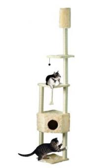 CAT DREAM Eck-Kratzstamm 230-260cm in Beige 
