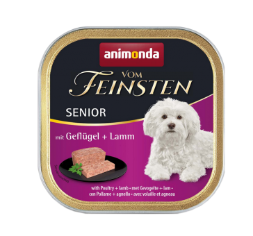 animonda VOM FEINSTEN SENIOR mit Geflügel, Lamm 22 x 150 g 