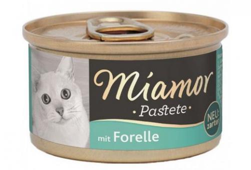 Miamor Pastete mit Forelle für Katzen 12 x 85 g 