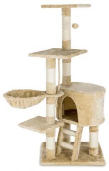 SILVIO DESIGN Kratzbaum Felina ca. 40 x 50 x 120 cm, beige 