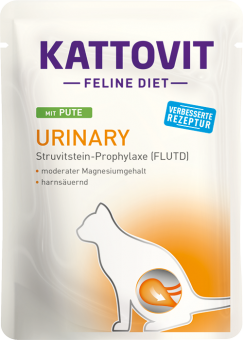 KATTOVIT Feline Diet Urinary mit Pute für Katzen 24 x 85 g 
