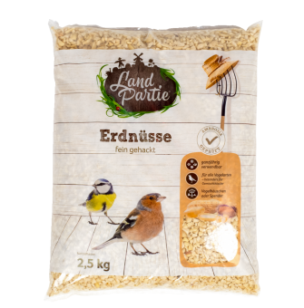LandPartie Wildvogel Erdnüsse fein gehackt 2,5 kg 