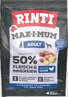 RINTI MAX-I-MUM mit Huhn für Hunde 4 kg 