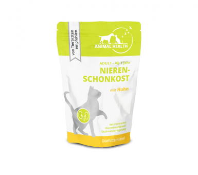 ANIMAL HEALTH Nierenschonkost mit Huhn für Katzen 12 x 85 g 
