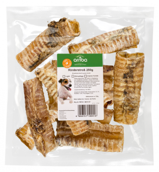 arriba Rinderstroß für Hunde 250 g 