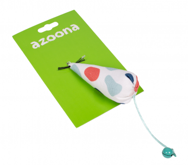 azoona® Katzenspielzeug Plüsch-Maus 4,2cm 